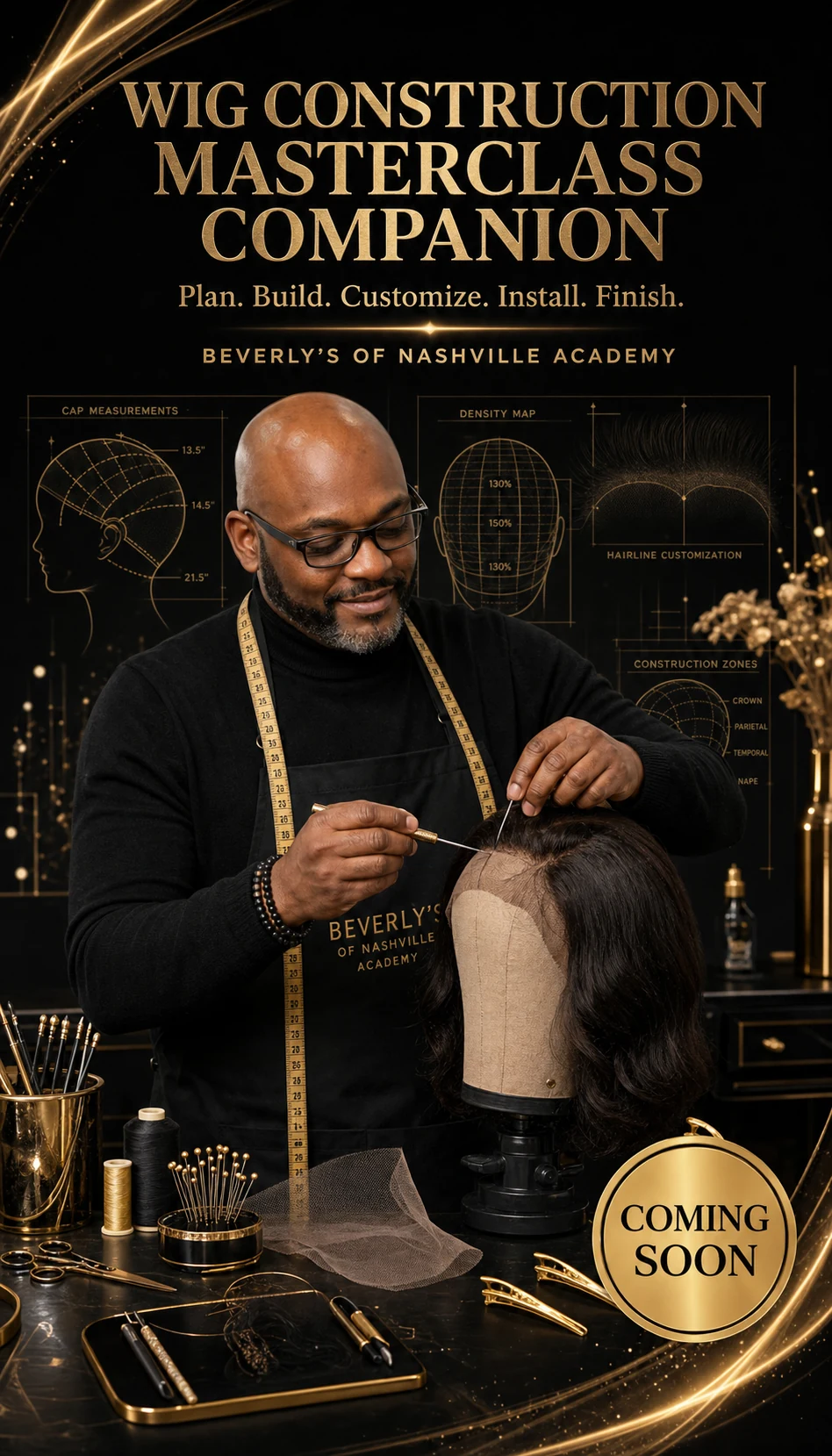 Wig Construction Masterclass Companion digital product cover